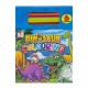 LIVRO COLORIR DINOSSAUROS